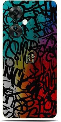 TJ CREATION OnePlus Nord CE 3 Lite 5G, 1+Nord CE 3 Lite 5G Mobile Skin(Ultra Super Graffiti Text Skin With High Matte Finish.)