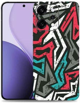WeCre8 Skin's Oppo Reno 14 pro 5g Premium Vinyl Mobile Skin (Multicolor) Mobile Skin(Abstract-Mad Angle)