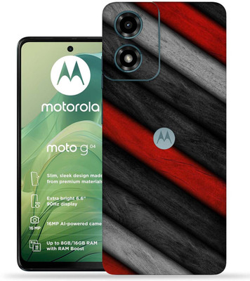 OggyBaba Moto G04 Mobile Skin(Colorfull Wood)