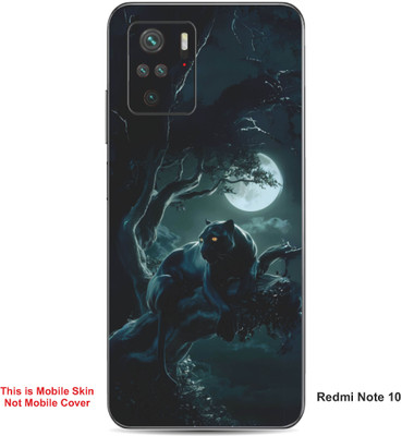 VYBE The Smart Choice Redmi Note 10 Black Panther Mobile Skin(Plantation 19)