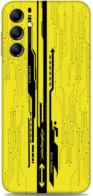 SkinoMania SAMSUNG Galaxy A14 5G Mobile Skin(Multicolor Yellow-CyberPunk)