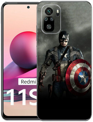 FCS Redmi Note 11SE Printed Back skin Mobile Skin(Captain America Skin)