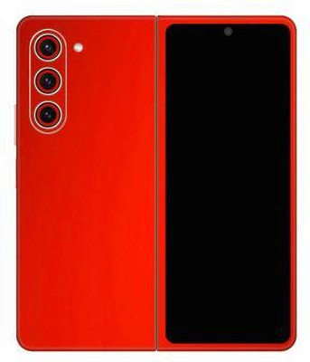 Vcare GadGets Samsung Galaxy Z Fold 5 5G Mobile Skin(Red)