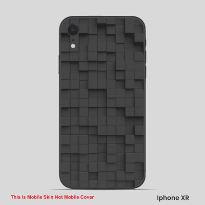 VYBE The Smart Choice iPhone XR Pattern Mobile Skin(Black Cow 3)