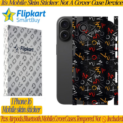 Flipkart SmartBuy I PHONE 16_MOBILE its SKIN READY 2 USEDM1W1S1_20S141 Mobile Skin(MULTICOLOR SKIN STICKER)