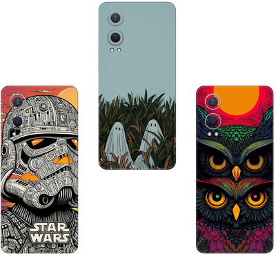 wrap craft TECNO SPARK 6 GO COMBO(PACK OF 3)Camera&Back Protector Premium Vinyl Mobile Skin(Multicolor)