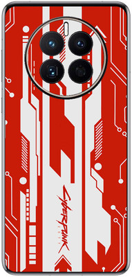 FCS Huawei Mate 50E Printed Back skin Mobile Skin(Cyber Punk Red)