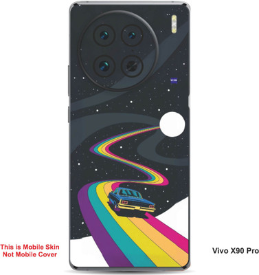 VYBE The Smart Choice Vivo X90 Pro Art Embossed Mobile Skin(Gunmoke 17)