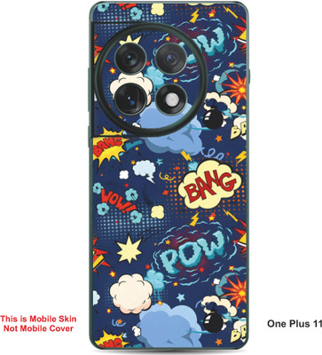 VYBE The Smart Choice One Plus 11 Pow Embossed Mobile Skin(Glacier Blue 26)