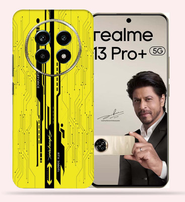 OggyBaba OggyBaba Realme 13 pro plus Mobile Skin(Yellow CyberPunk)