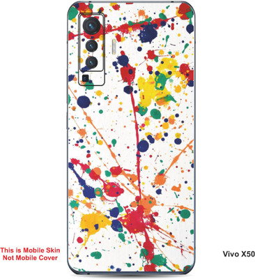VYBE The Smart Choice Vivo X50 Art Embossed Mobile Skin(Soapstone 8)