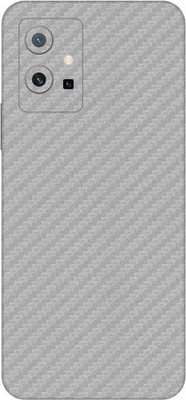 Vcare GadGets Fiber Carbon Silver vivo T1 5G Mobile Skin(Fiber Carbon Silver)