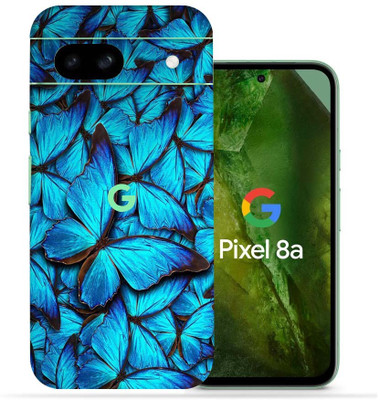 OggyBaba Google Pixel 8A 5g Mobile Skin(Butterfly Blue)