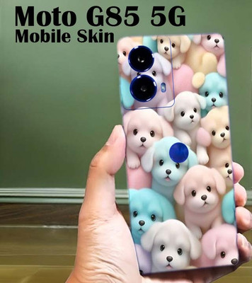 BUGGU Motorola G85 5G Mobile Skin(Ulltra Super Cute Pups Skin With High Matte Finish., Mobile Skin (Back+Side+Camera))