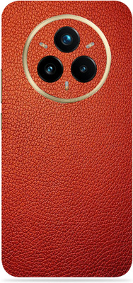 WeCre8 Skin's realme 14 Pro + 5G Premium Vinyl Mobile Skin (Multicolor) Mobile Skin(61-Red-Leather)