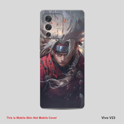 VYBE The Smart Choice Vivo V23 Naruto Mobile Skin Mobile Skin(Silver Chalice A34)