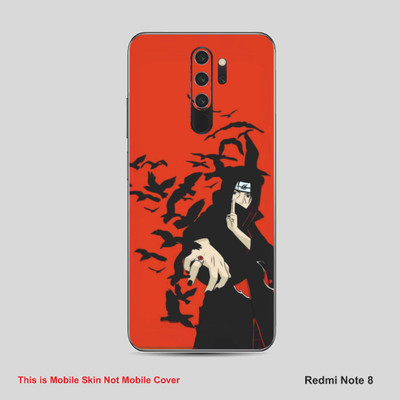VYBE The Smart Choice Redmi Note 8 Naruto Mobile Skin Mobile Skin(Jasper Orange A25)