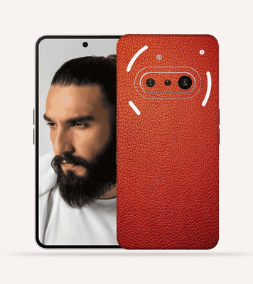 OggyBaba OggyBaba Nothing Phone 3a 5g Mobile Skin(Red-Leather)