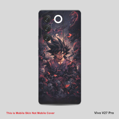 VYBE The Smart Choice Vivo V27 Pro Goku Mobile Skin Mobile Skin(Vampire Grey A37)
