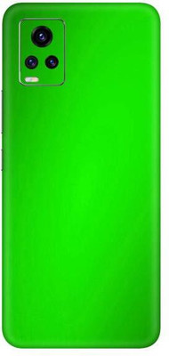 Vcare GadGets Vivo V20 Pro Mobile Skin(Metallic Green Shining)