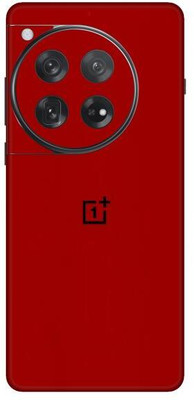 Vcare GadGets Glossy Red OnePlus 12 5G With Logo Mobile Skin(Glossy Red)