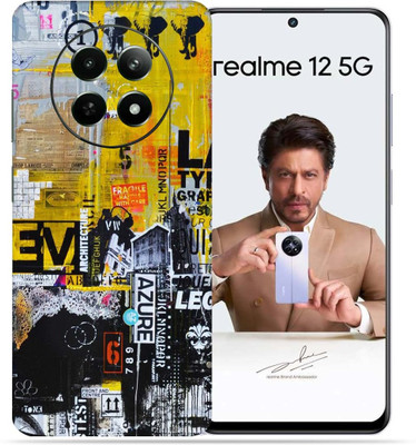 OggyBaba Realme 12 5g Mobile Skin(Abstract Azure)