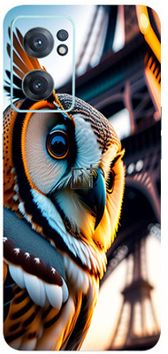 AsSkin OnePlus Nord Ce2 5g Mobile Skin(Ultra Super Color Owl With High Matte Finish.)