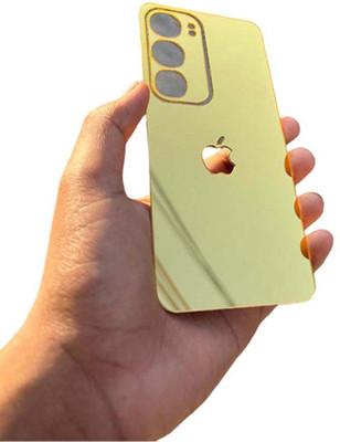 TWUAOP VIVO Y29 5G MOBILE SKIN ACRYLIC SHEET MIRROR BACK PANNEL APPLE Mobile Skin(Gold)