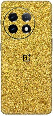 Vcare GadGets One Plus 11 5G With Logo Mobile Skin(Gold)