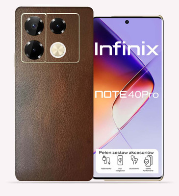 OggyBaba Infinix Note 40 pro 5g Mobile Skin(Brown Leather)