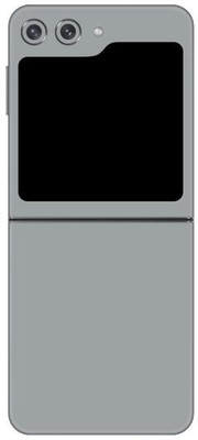 Vcare GadGets Samsung Galaxy Z Flip5 5G Mobile Skin(Silver)