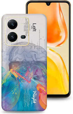 SkinoMania Vivo V25-5G Mobile Skin(Multicolor Brain Art)