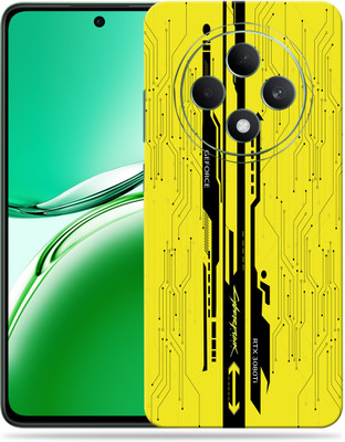 WeCre8 Skin's OPPO F27 5G Ultra Premium Vinyl Mobile Skin (Multicolor) Mobile Skin(Yellow-CyberPunk)