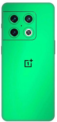 Vcare GadGets One Plus 10 Pro 5G Skin Back Side With Camera Protection High Quality Premium Mobile Skin(Green Light Metallic)
