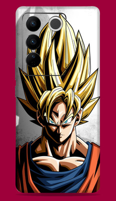 SkinoMania Vivo V27 Pro 5G Mobile Skin(Multicolor Goku)