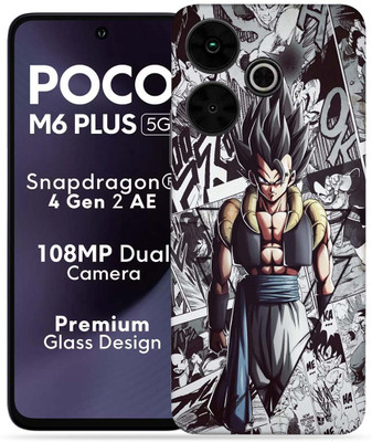 OggyBaba OggyBaba Poco M6 Plus 5g Mobile Skin(Comic-Gogeta)