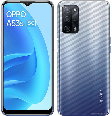 candeal mart Oppo A53s 5g carbon fiber 3D back skin / Mobile Skin / Protective film Mobile Skin(Transparent)