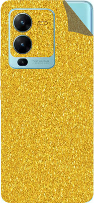 Jeeva Creation Vivo V25 Pro, vivo v25 pro Mobile Skin(Ultra Super Sparkle Gold Glitter Skin With High Matte Finish.)