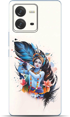 VYBE Vivo V25 Krishna Mobile Skin Mobile Skin(Charcol 33)