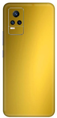 Vcare GadGets Vivo Y21e 5 G Mobile Skin(Metallic Gold Shining)