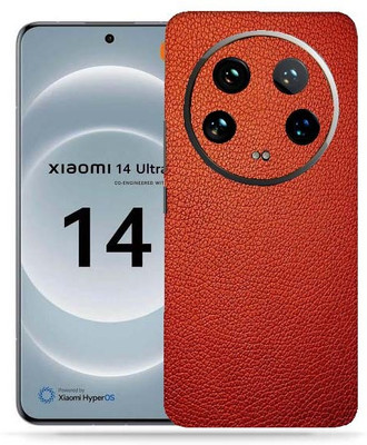 SkinoMania Xiaomi 14 Ultra Mobile Skin(Red Leather)