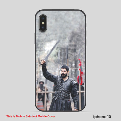 VYBE The Smart Choice iPhone 10 Ertugrul Ghazi Osman Mobile Skin(Santa Grey 6)