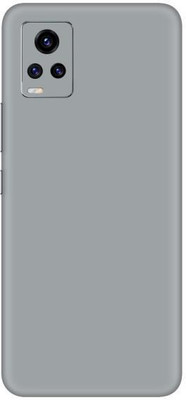 Vcare GadGets Vivo V20 Pro Mobile Skin(Glossy Silver)