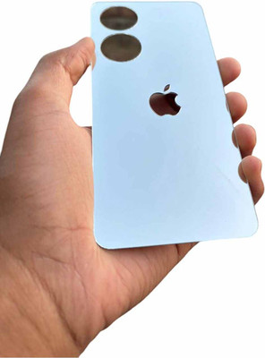 TWUAOP OPPO A78 5G MOBILE SKIN ACRYLIC SHEET MIRROR BACK PANNEL APPLE LOGO Mobile Skin(Silver)