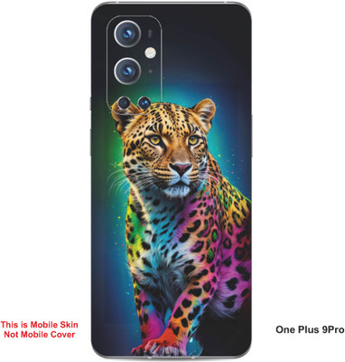 VYBE The Smart Choice One Plus 9 Pro Leopard Embossed Mobile Skin(Dirty Blue 26)