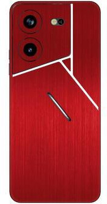 Vcare GadGets Pova 5 Pro (5G) Mobile Skin(Red)