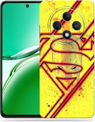 WeCre8 Skin's OPPO F27 5G Ultra Premium Vinyl Mobile Skin (Multicolor) Mobile Skin(Yellow Batman Logo)