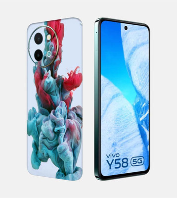 OggyBaba Vivo Y58 5g Mobile Skin(colorful smoke cloud)