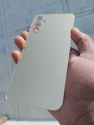 MOKPLZ Back Tempered Glass for BACK GOLDEN TEMPERD GLASS FOR SAMSUNG GALAXY A35 5G(Pack of 1)