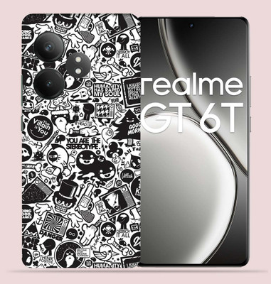 OggyBaba Realme GT 6T 5g,GT 6T 5g Mobile Skin(Doodle Art)
